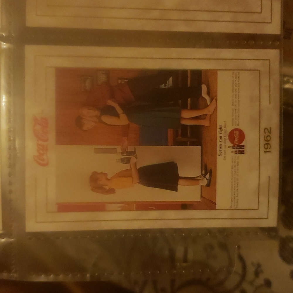 Coca Cola trading card